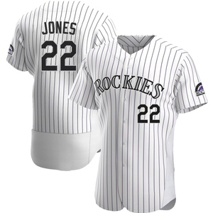 Women's Nolan Jones Colorado Rockies Replica Black Holographic